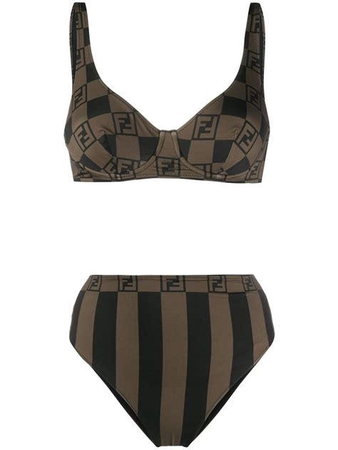 fendi high waisted bikini|Swimsuit .